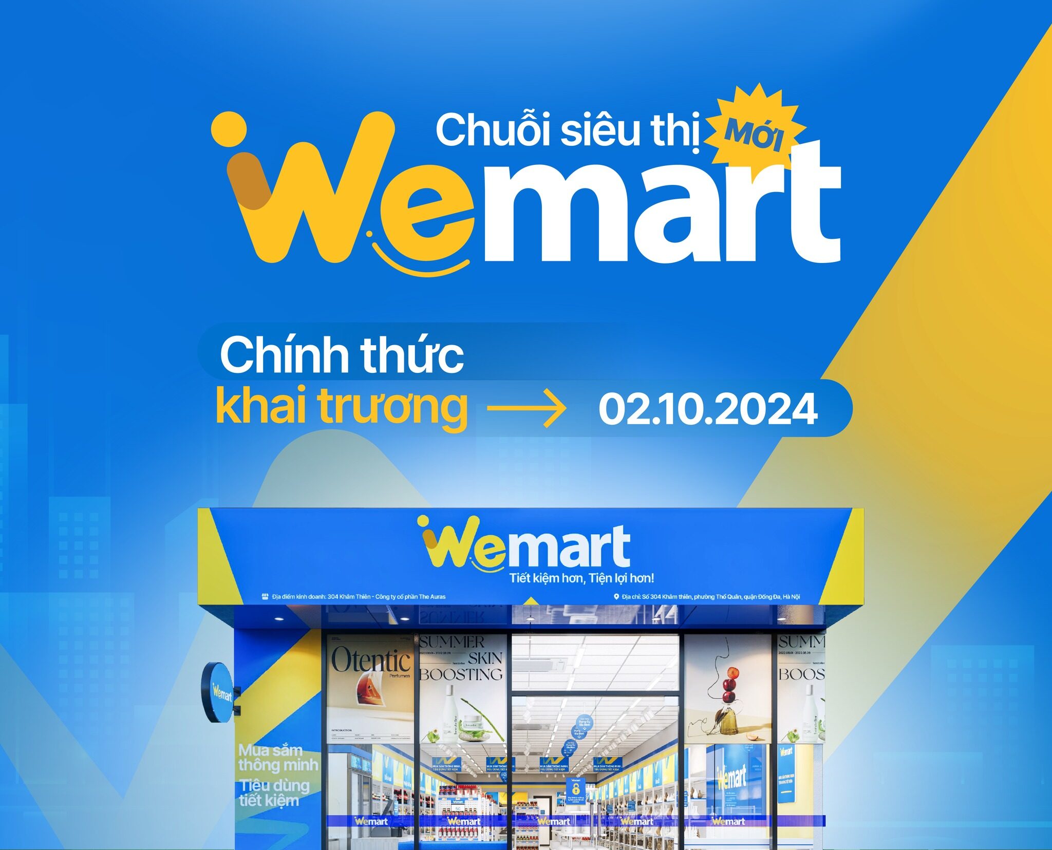 Khai trương chuỗi siêu thị Wemart tại Hà Nội